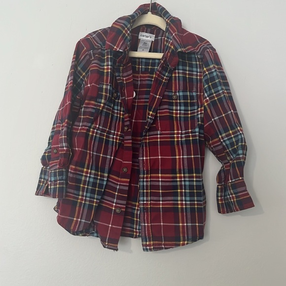 24 Months / 2T Plaid Button Ups - 3 Total - Picture 4 of 4